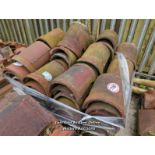 *APPROX X100 HALF ROUND ROOF TILES, 35CM (L)