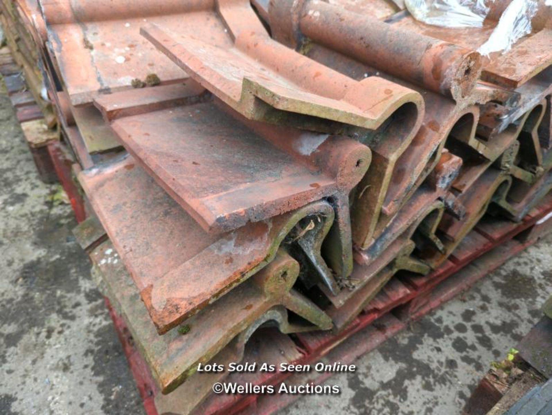 *APPROX X50 RED ROLLTOP ROOF TILES, 37CM (L) - Image 2 of 2