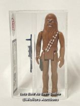Star Wars vintage Chewbacca 3 3/4" figure, HK , 1977, UKG graded 85% figure 90 paint 85 / AN38
