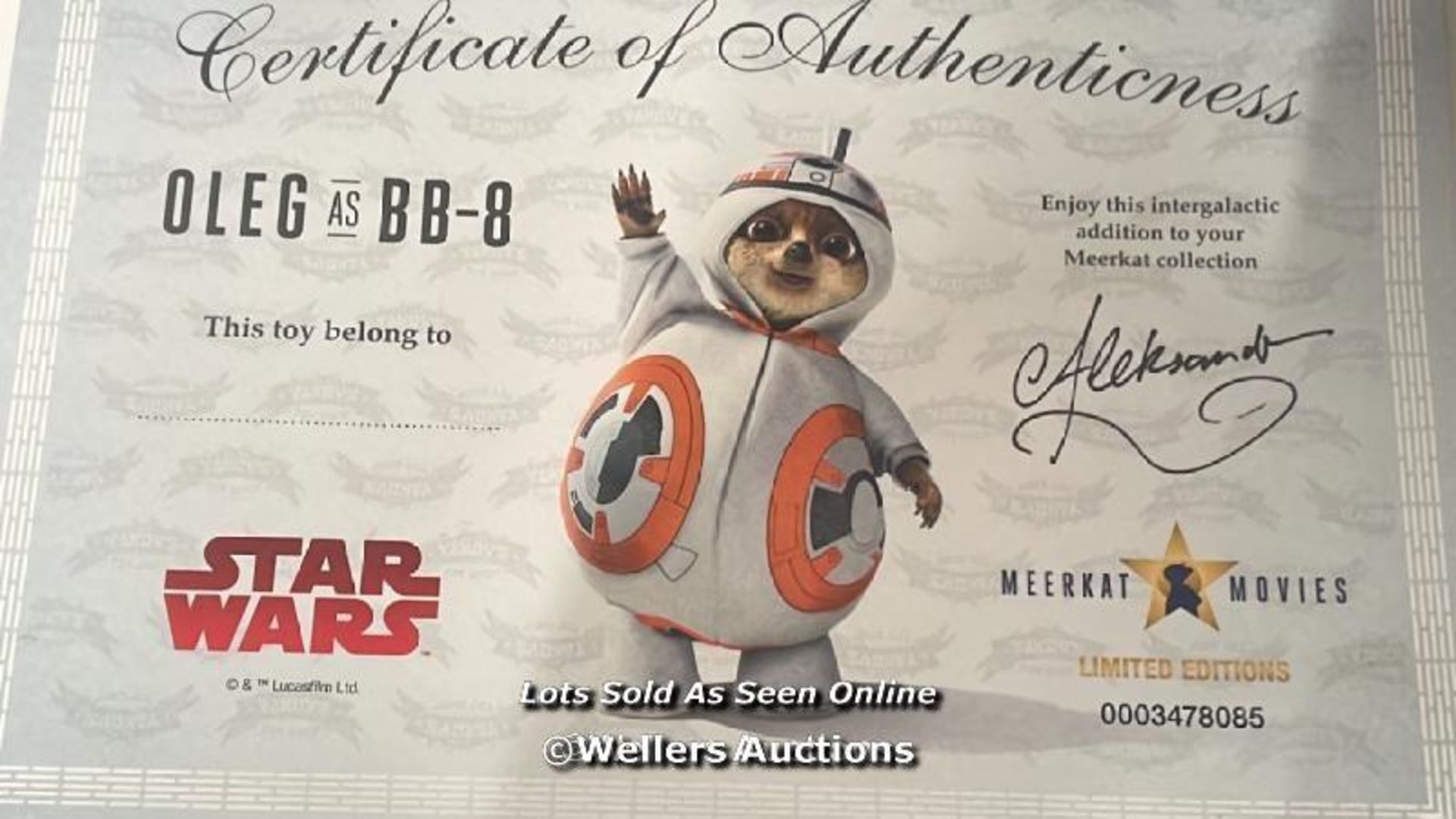 Star Wars toys to including anamatronic BB-8 and R2-D2, Build a Bear Captain Rex and Meerkat limited - Image 6 of 6