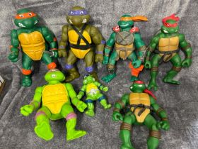 Seven Teenage Mutant Hero Turtles large scale figures / AN50