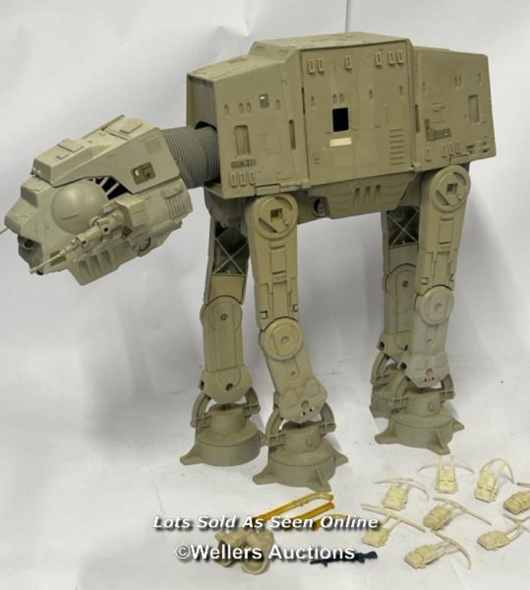 Kenner Star Wars 'The Empire Strikes Back' AT-AT, used condition but complete, chin guns yellowed