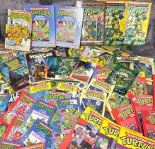 Teenage Mutant Hero Turtles - A large collection of books, annuals, comics and colouring books,