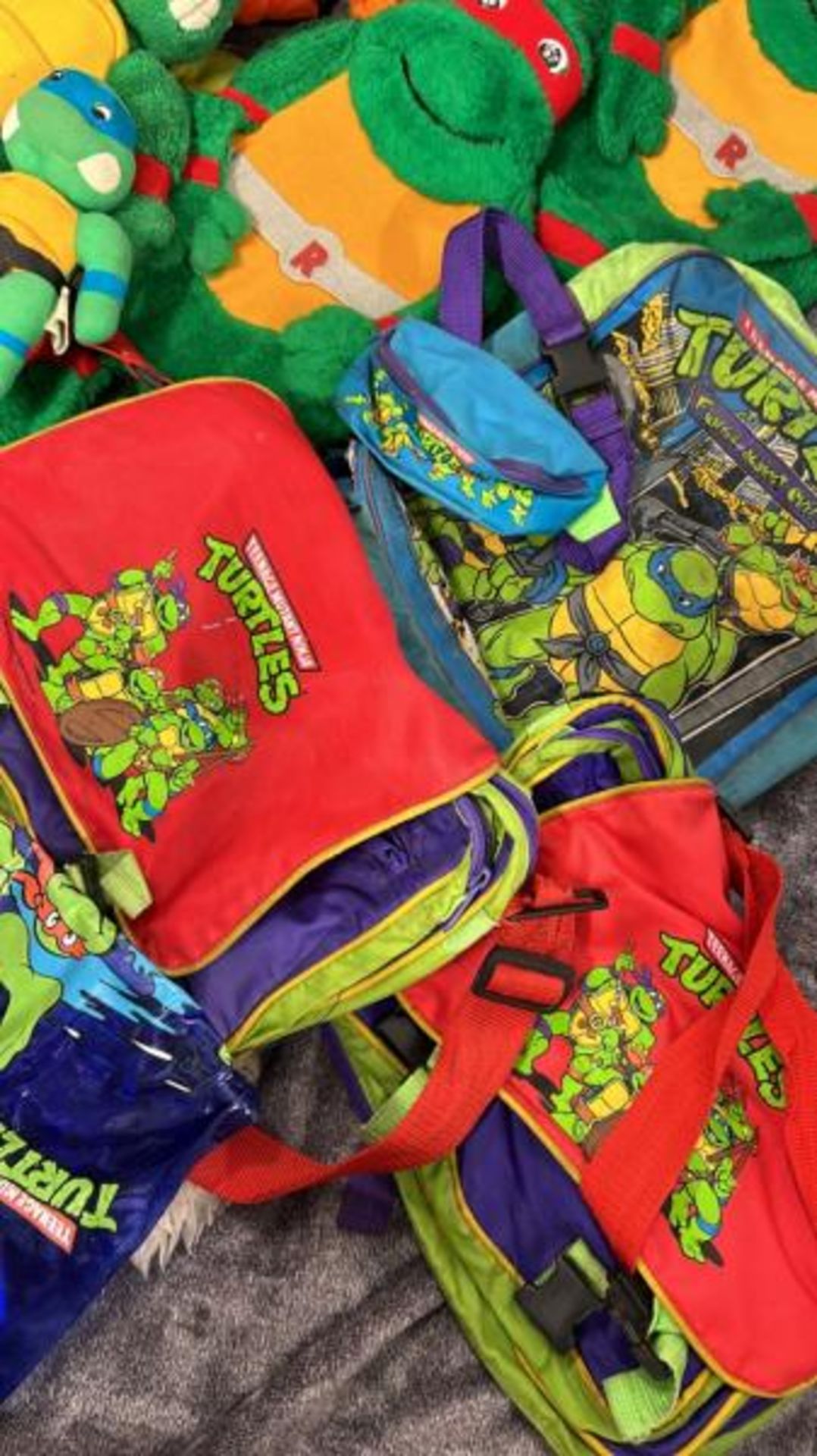 Teenage Mutant Hero Turtles soft toys, rug, rucksacks, bags and hot water bottles / AN41 - Image 4 of 8