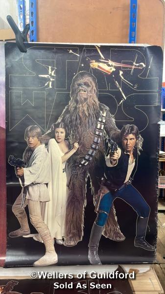 Three vintage Star Wars Swedish Sandecor posters; two Star Wars featuring Luke, Leia, Han & - Image 7 of 10