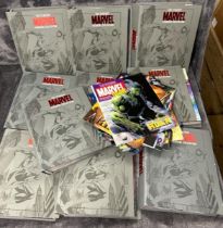 Classic Marvel Figurine Collection magazines, issue numbers 1-150 in ten binders with loose