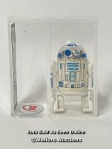 Star Wars vintage R2-D2 (solid dome) 3 3/4" figure, HK , 1977, UKG graded 70% , figure 75, paint 70,