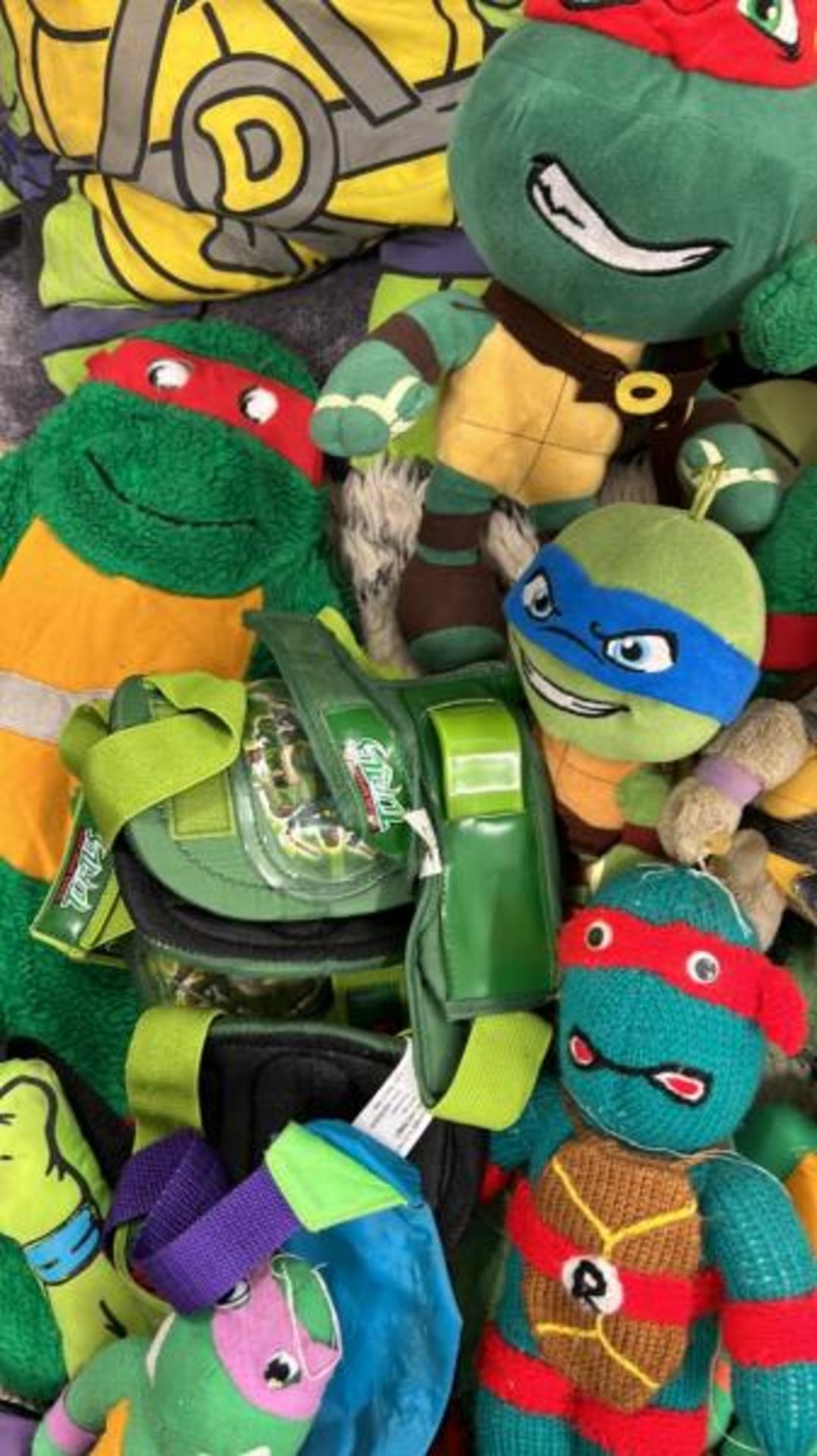 Teenage Mutant Hero Turtles soft toys, rug, rucksacks, bags and hot water bottles / AN41 - Image 7 of 8