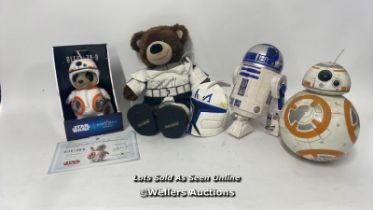 Star Wars toys to including anamatronic BB-8 and R2-D2, Build a Bear Captain Rex and Meerkat limited