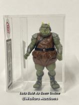 Star Wars vintage Gamorrean Guard 3 3/4" figure, Macau variant, 1983, UKG graded 85% figure 85 paint