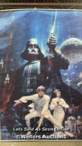 Large Star Wars art poster, printed on canvas, 117 x 183cm / AN26