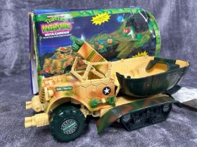 Teenage Mutant Hero Turtles "Mutations" Muta-Carrier vehicle by Playmates Toys, appears to be