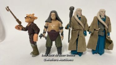 Vintage Star Wars Return of the Jedi lot including Rancor Keeper - HK, 1983 with weapon, Ree