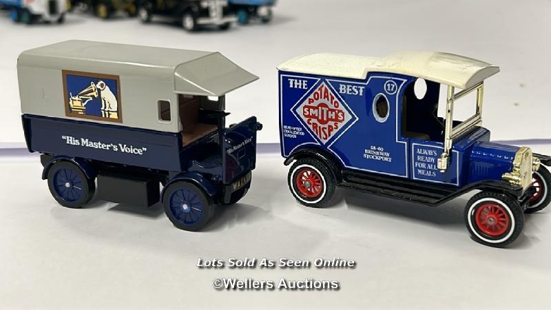Assorted Matchbox models of Yesteryear vehicles including trucks, cars, bus, all unboxed in good - Image 5 of 9