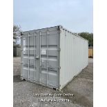 18' X 7' STEEL SHIPPING CONTAINER, 2.6M HIGH