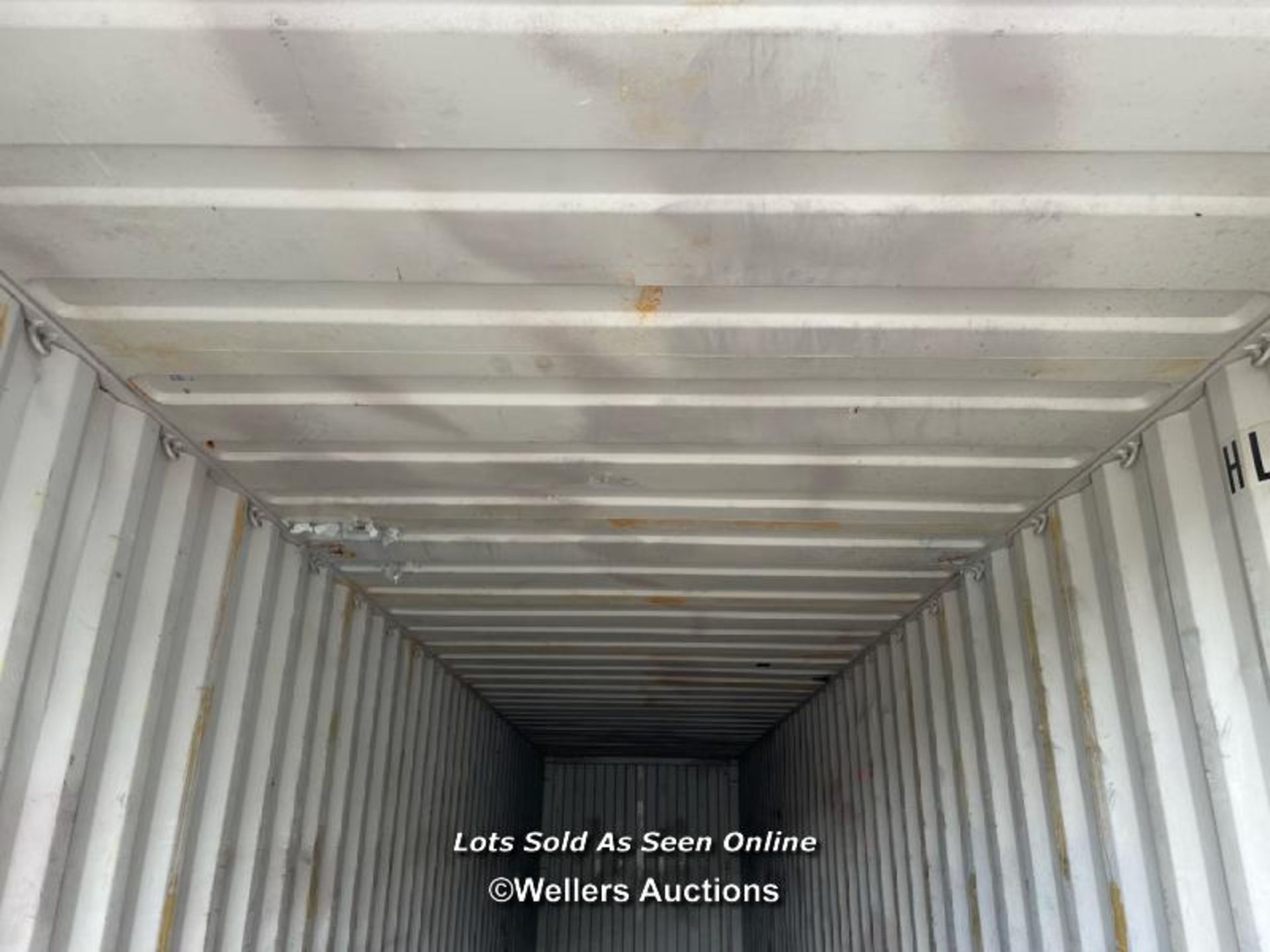 40' X 8' STEEL SHIPPING CONTAINER, 2.65M HIGH - Image 8 of 10
