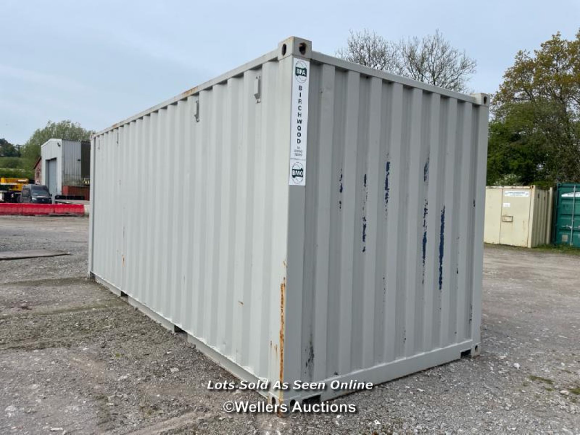 18' X 7' STEEL SHIPPING CONTAINER, 2.6M HIGH - Image 5 of 13