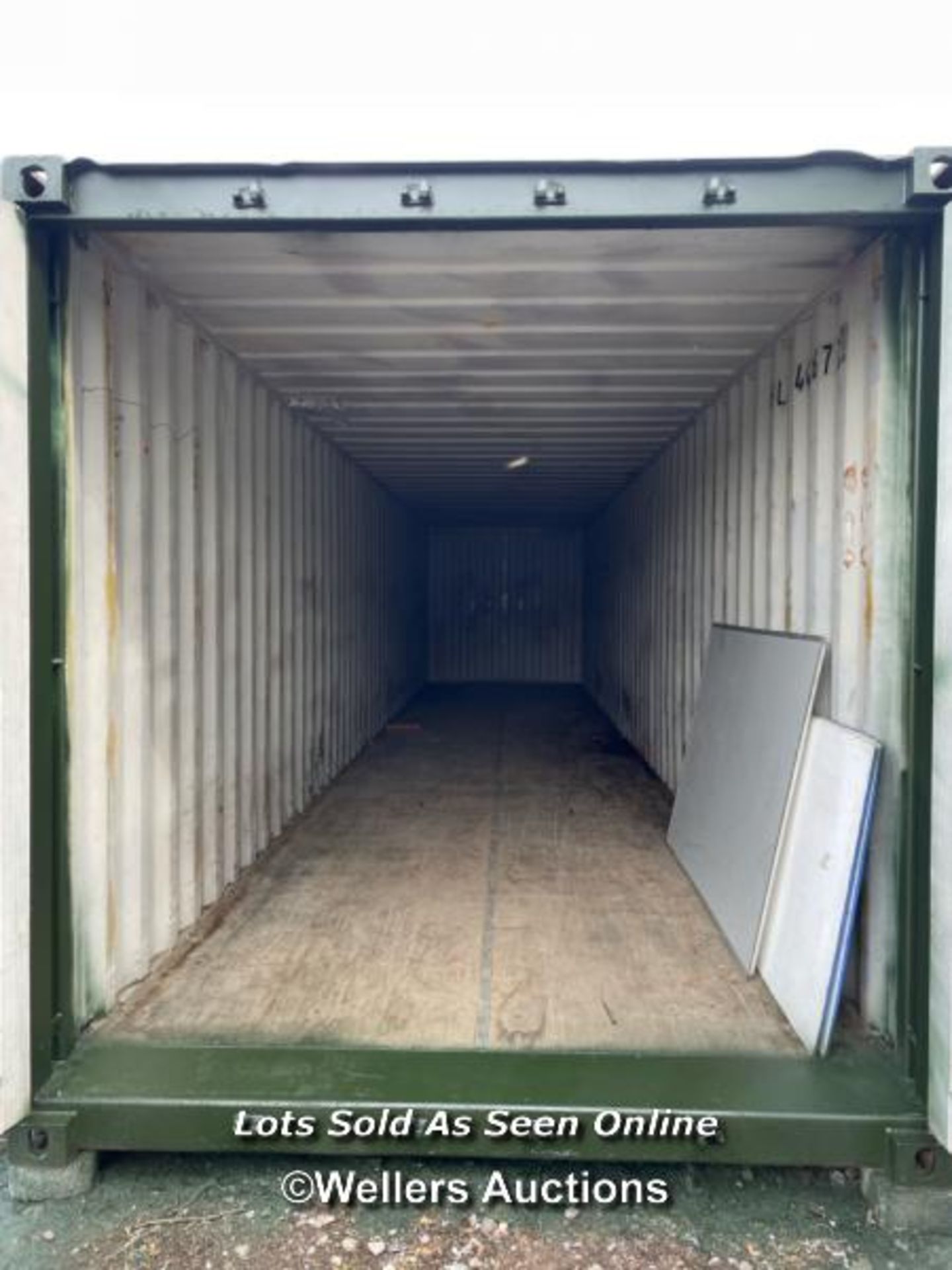40' X 8' STEEL SHIPPING CONTAINER, 2.65M HIGH - Image 7 of 10