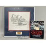 A multiple signed limited edition (75 of 76) framed print reproduced from an original drawing of '