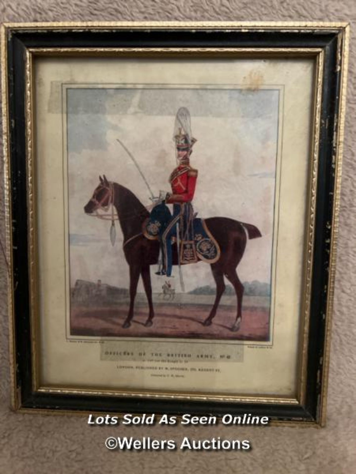 Two 20th C coloured prints of British Officers - Image 3 of 6