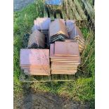 PALLET OF CLAY RIDGE TILES