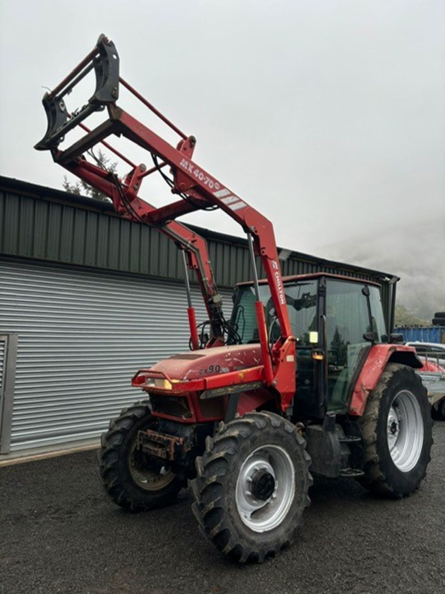 CASE CX90 LOADER TRACTOR.