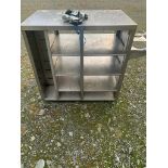 GALVANISED SHELVES/WORKBENCH WITH WHEELS