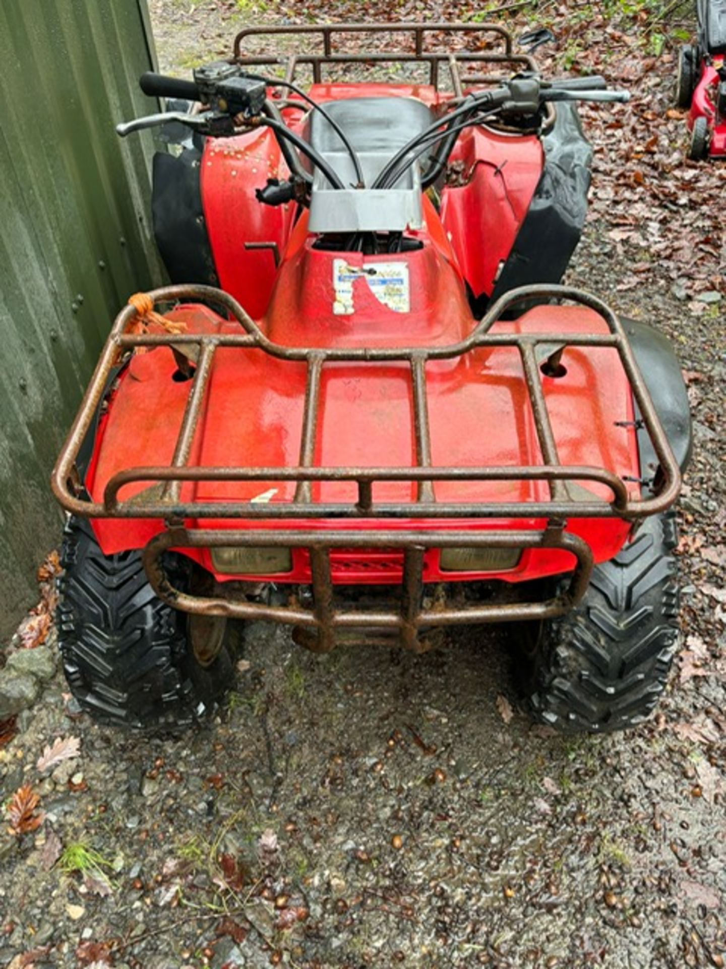 HONDA TRX 300 BIG RED QUAD BIKE - Image 4 of 6