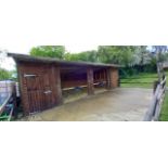 HORSE STABLE. 28ft X 10ft plus 2ft OVERH