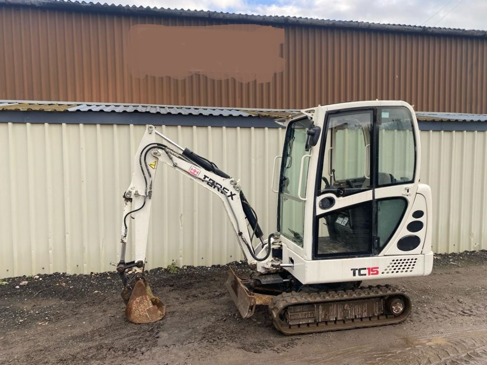 2009 TEREX TC 16 MINI EXCAVATOR