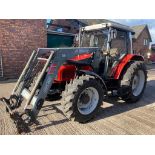 MASSEY FERGUSON 4345 4WD TRACTOR WITH CHILTON MX80 LOADER