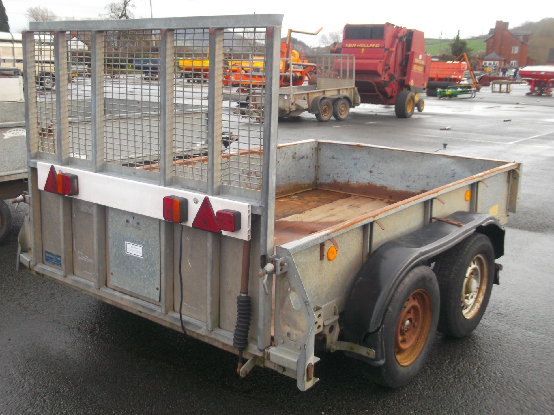 IFOR WILLIAMS 8FT X 5FT PLANT TRAILER - Image 3 of 4