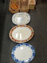 QUANTITY OF VICTORIAN & LATER MEAT PLATE