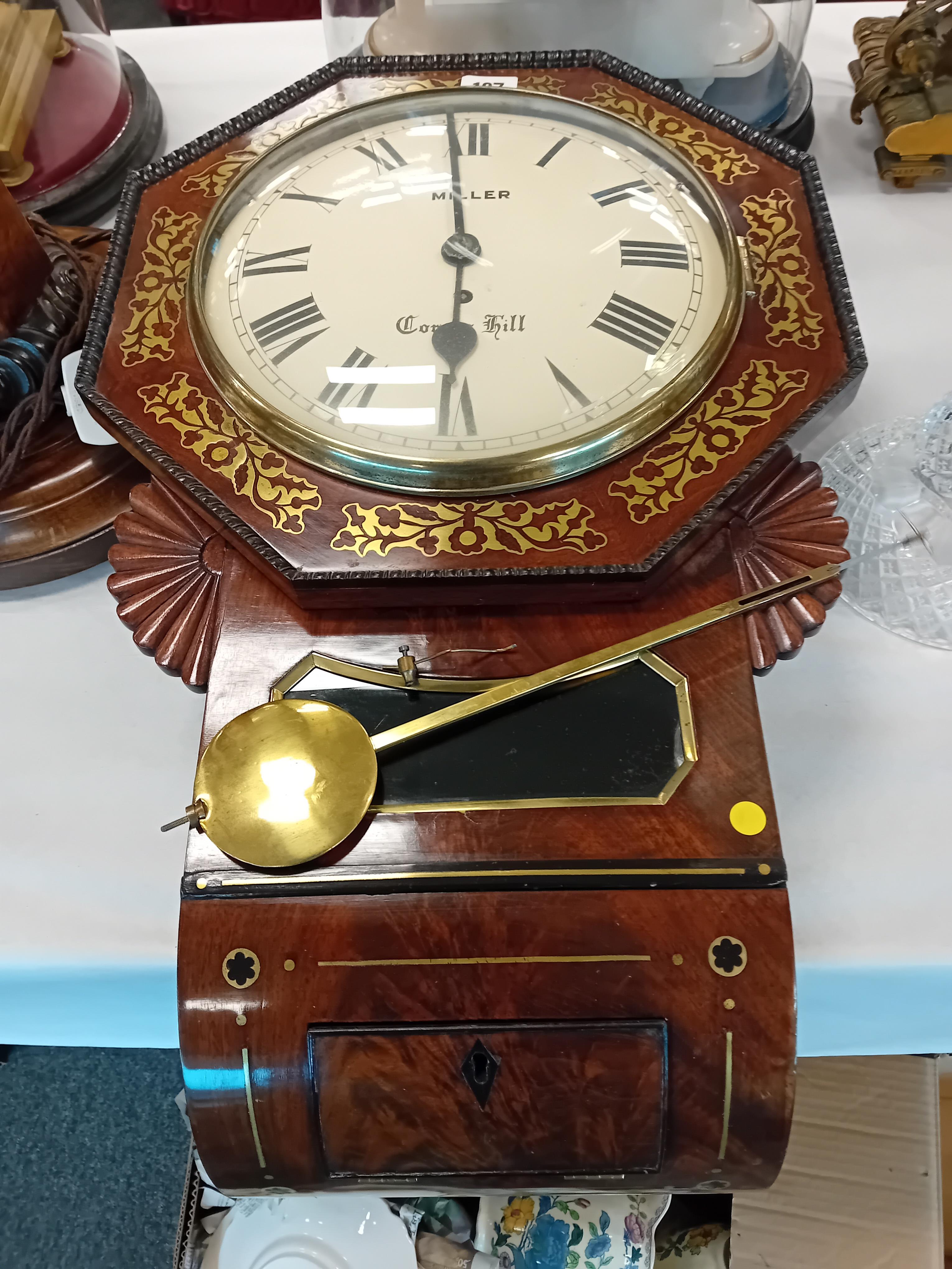 VICTORIAN FUSEE CLOCK