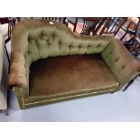 SMALL VICTORIAN 2 SEAT SOFA