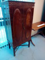 1920'S CHIPPENDALE STYLE MUSIC CABINET