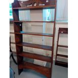 SET OF OAK BOOK SHELVES