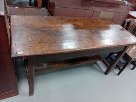 18TH CENTURY BEECH KITCHEN TABLE