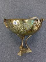 LARGE 19TH CENTURY BRASS EWER