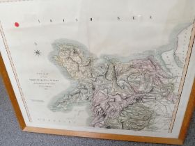 EARLY 19TH CENTURY MAP OF NORTH WALES