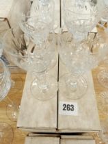 10 ROYAL BRIERLEY SHERRY GLASSES