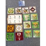 COLLECTION OF VICTORIAN & LATER TILES