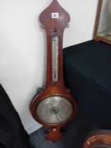 19TH CENTURY MAHOGANY CASE BANJO BARAMET