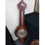 19TH CENTURY MAHOGANY CASE BANJO BARAMET