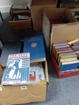 4 BOXES OF BOOKES VARIOUS AGES