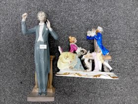LLADRO FIGURE OF A CONDUCTOR