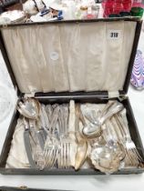 CANTEEN OF SILVER PLATED CUTLERY