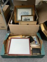 QUANTITY OF PRINTS & PICTURE FRAMES