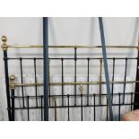 VICTORIAN BRASS DOUBLE BED