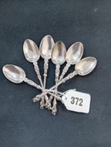 MIXED VICTORIAN SILVER APOSTLE SPOONS